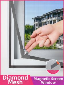 ZTION | Anti Mosquito Invisible Self Adhesive Magnetic Sand Net