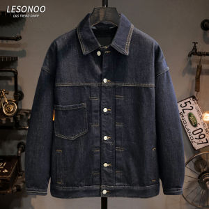 LIANSENNIAO | Áo Khoác Denim Rửa Màu Nam