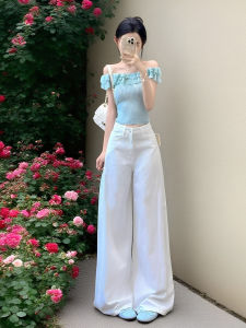 Karrar betsey | Trang Phục Mới Kiểu Hàn Quốc Mùa Hè Dáng Quần Chống Rộng