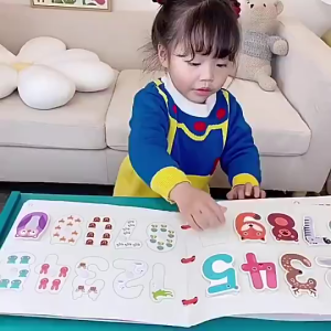 Buku Aktivitas Bayi Busy Book Dan Velcro TK Quiet Book Lucu Reused Baby Soft Book