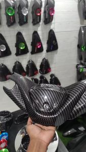 3pcs Cover stang Nmax new 1set 2020 Carbon gloosy
