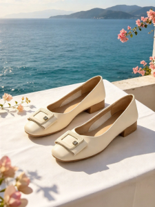 Josiny | Shallow Flat Mary Jane Shoes 2026 New Summer