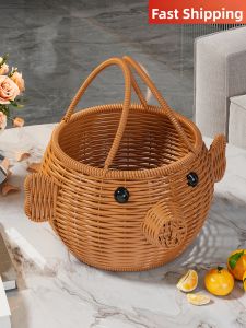 WUBUWEI | Rattan Small Handmade Picnic Basket