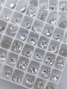Import Decoration Ma Pointed Bottom White round Rhinestone Nail Ornament Pile Rhinestone Handmade DIY Nail Crystal Gap Rhinestone