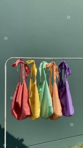 กระเป๋าผ้า พื้น โทนพาสเทล 🍦🦙✨ โทนสีเย็น โทนสีอ่อน