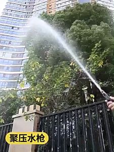 【Longlong】หัวฉีดน้ำแรงดันสูง วัสดุโลหะผสม  หัวฉีดน้ำแรงดัน ที่ฉีดน้ำ ปรับน้ำได้  สำหรับรดน้ำต้นไม้ ล้างรถ