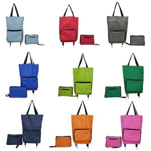 Portable Folding Trolley Bag With Wheels