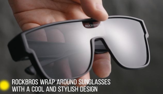 ROCKBROS Myopia Polarized Sunglasses Lightweight Anti-UV400 Cycling Glasses  UV Protection Driving Fishing Bicycle Goggles Cover Myopia Glasses
