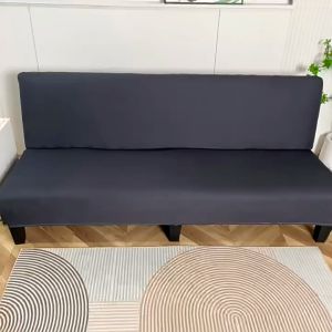 Ga bọc sofa bed 160-190cm vải thun sữa màu trơn mỏng mịn ôm 360 độ