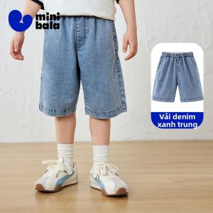 MINI BALA | Quần Short Jeans Nam Cực Mềm