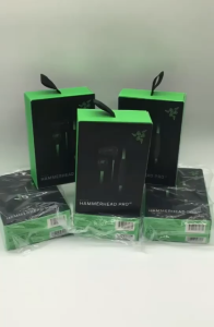 Razer Hammerhead V2 Pro In-Ear Microphone Gaming Headphones Noise Isolation Stereo Deep Bass Headset