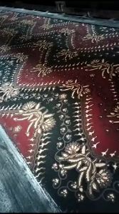 Couple batik keluarga ibu dan anak cewek usia 2 sampai 10 tahun Couple batik ayah dan anak cowok lengan panjang dan pendek motif mahkota kekinian