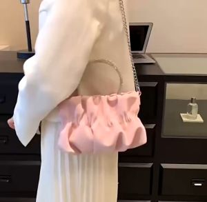 LITTLE DAISY | MIKKA Sling Bag (FREE LONG STRAP) / Tas Wanita Cewek Fashion / Tas Pesta Kondangan Mewah / Tas Lucu Fashion Top Handle Bag / Tas Warna Pastel
