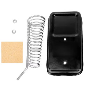 Electric Soldering Iron Stand Holder with Welding Cleaning Sponge Pads Generic High Temperature Resistance