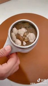 Auto Stirring Mug 380ml Rechargeable 304 Stainless Steel Automatic Mixing Travel Self Stir Magnetic Coffee Cup With Lid