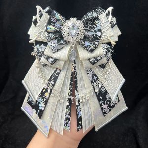 Anime Itabag Decoration Lolita Bow With Chain Pin Pendant Friend Gift Messenger Bag Goods Exquisite Decoration Itabag DIY