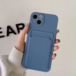 เคสโทรศัพท์มือถือ TPU แบบนิ่ม ผิวด้าน ป้องกันกล้อง มีช่องใส่บัตร สสําหรับ Samsung Galaxy S23 S22 S21 S20 A14 A24 A34 A54 A04 A13 A23 A33 A53 A73 A12 A22 A32 A52s A72 A10s A20s A21s A11 A31 A51 A71 A30s A50s Note 20 10 Ultra