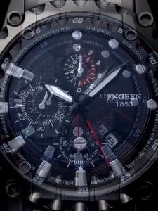 Jam Tangan Pria Fngeen 5757 Stainless Steel Quartz Original Tahan Air Kotak Ori