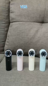 V2S Fast5 Rechargeable 2000MAH Portable Handheld Turbo High Speed Cooler Fan with LED Digital Display
