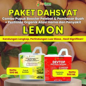 Pupuk Topfarm / Pestisida Topfarm / Pupuk Buah Jeruk Lemon / Pupuk Buah Lemon / Pupuk Lemon Terbaik / Pupuk Tanaman Jeruk Lemon / Pupuk Khusus Buah Lemon / Obat Hama Batang Lemon / Obat Hama Lalat Buah Lemon