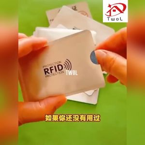 TWOL SHOP  1pcs Passport Passbook Case Holder Secure Sleeve Anti Scan RFID Blocking Protector