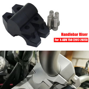 Handlebar Riser Clamp Extender Adjustable Handle Bar Heightening Move Back For Honda XADV750 X ADV 750 Comfort Upgrade