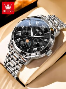 OLEVS | Mens Mechanical Watch Waterproof Night Vision Open Heart