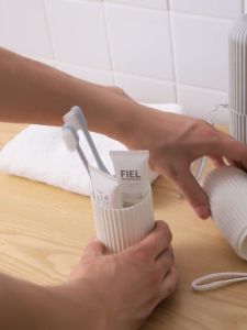 Bộ cốc đựng bàn chải kem đánh răng cốc đánh răng du lịch My Home nhiều màu sắc DN267