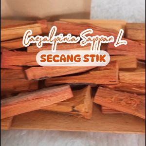 KAYU SECANG ORIGINAL / STIK SECANG / SAPPANWOOD 100% REMPAH JSR ALAMI KUALITAS PREMIUM uk. POUCH
