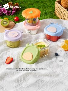 Usbettas | Baby Feeding Set Glass Food Bowl