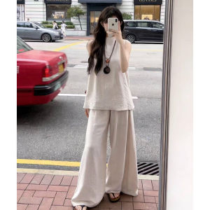 SUSIEYUAN | Zen Style New Chinese Suit Vest and Skirt Combination