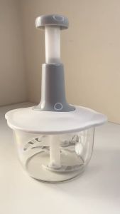 2L / 2000ml Manual Hand Blender Chopper Mixer Food Processor Garlic Onion Slicer Cutter Kitchen Tool Pengisar Serbaguna