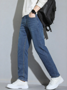 Warrior | Stretch Slim Narrow Straight Trousers for Men