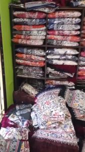 TAPLAK MEJA PANJANG BATIK CAP TRADISIONAL RONCE