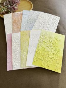 Vine plants four leaf clover small chrysanthemum 3D embossed folder for DIY art crafts scrapbook embossed paper card making