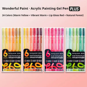 Bộ Bút Gel Vẽ Tranh Acrylic Languo Nhiều Màu - 6/24/36/54/72/90 Màu Bút Đánh Dấu Trung Tính Dành Cho Học Sinh Văn Phòng Phẩm