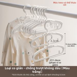 LANJIAOLUO | Giá Treo Quần Áo Trẻ Em Điều Chỉnh Được
