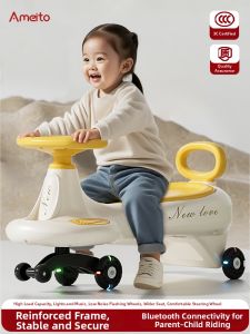 AMEITO | Indoor & Outdoor Bluetooth Ride-On Toy Car
