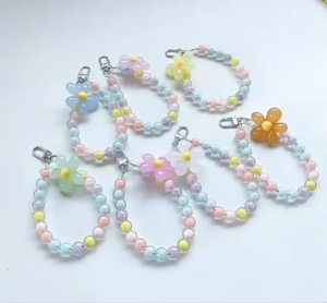 Macaron Color Mobile Phone Lanyard Wrist Strap Chain
