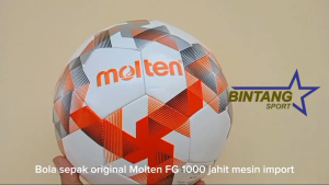 Bola Sepak Original Molten FG1000: Kualitas Terbaik & Bahan Kulit PU