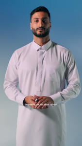 Local Project | Qatari Cream | Jubah Pria Dewasa Gamis Lengan Panjang