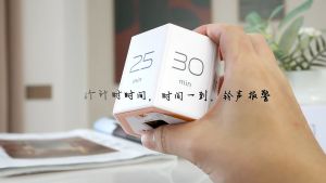 Octagon Pomodoro Timer Clock G Sensor Gravitational Flip 1/3/5/15/25/30/60/90 Minutes Countdown ADHD Task Work Study