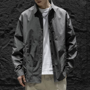 Wood soon | Solid Long Sleeve Casual Shirt