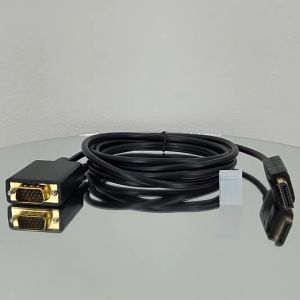 Dây cáp DisplayPort ra VGA Dài 1.8M cáp chuyển đổi tín hiệu DisplayPort ra VGA (DP to VGA)
