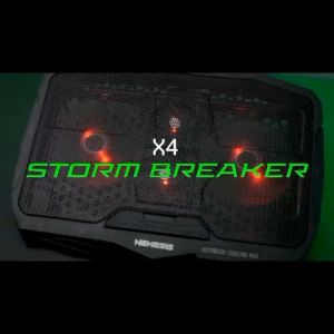 NYK Nemesis Cooling pad 4 Fan Storm Breaker X4 | Kipas pendingin Laptop