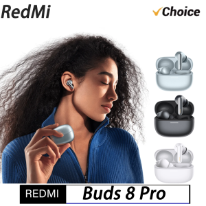 Redmi | Redmi Buds 8 Pro TWS Earphones 3MIC AI 55dB Active Noise Cancellation Bluetooth 5.4 35 Hours Battery Mi Earbuds Headset