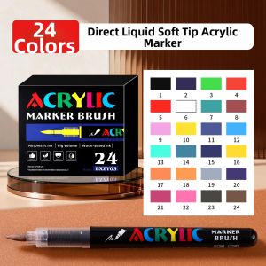 Yoursoulbird | Direct Liquid Soft Tip Non-See-Through Layerable Markers