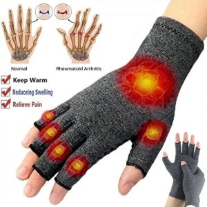 Arthritis Health Half Finger Gloves Breathable Joint Pain Relief Wrist Brace Gloves Outdoor Sports Cycling Essential Protective Gear