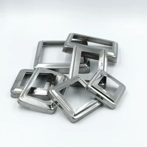304 Stainless Foot Cover Square Tube Cover Rectangular Tube Cover 1pc Stainless Cover Plate