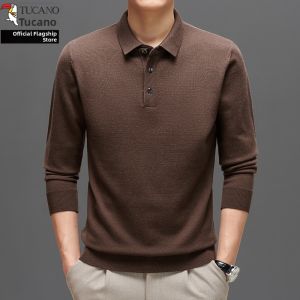 TUCANO | Wool Plus Size Versatile Solid Color Mens Sweater
